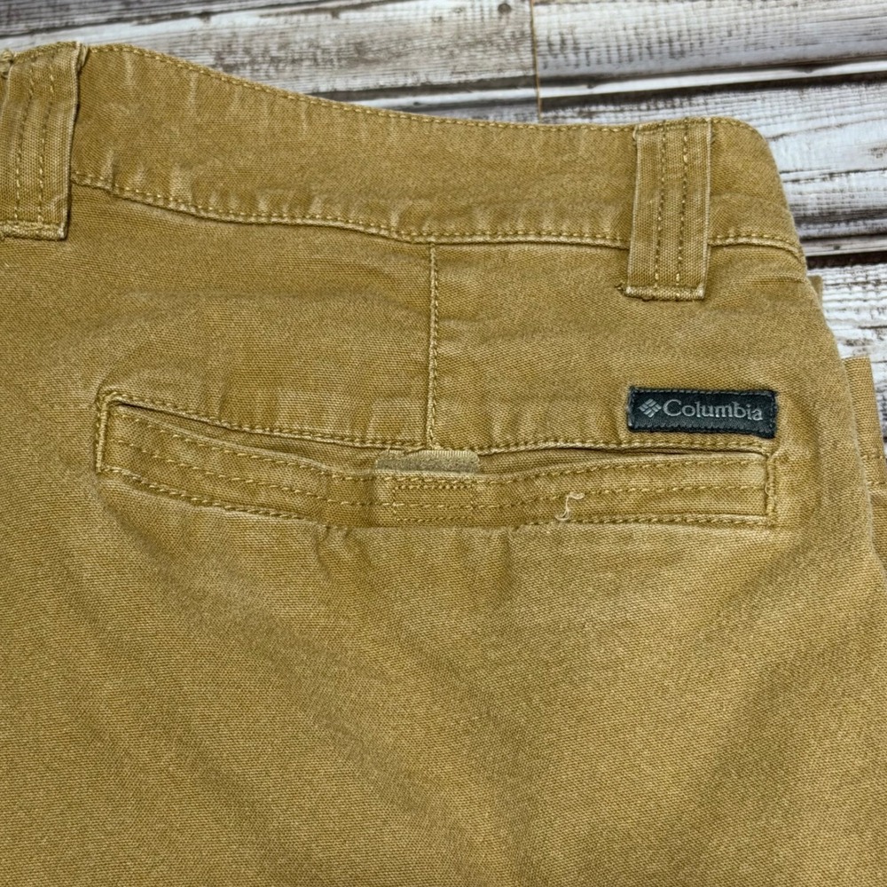 Columbia Mens Regular Fit Utility Pants 34x28.5 Tan Brown - Picture 4 of 8